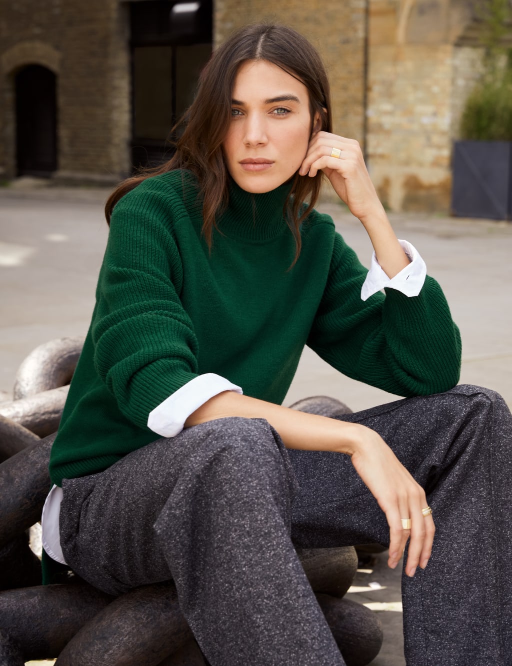 Women s Funnel Neck Jumpers at M S