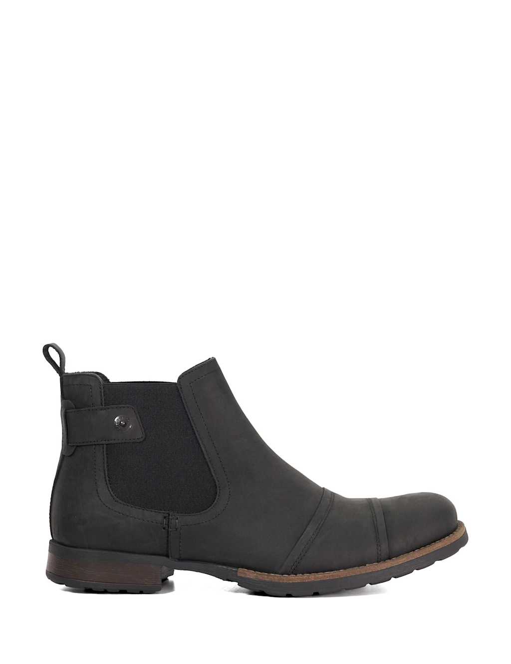 Dune London Leather Casual Boots Black