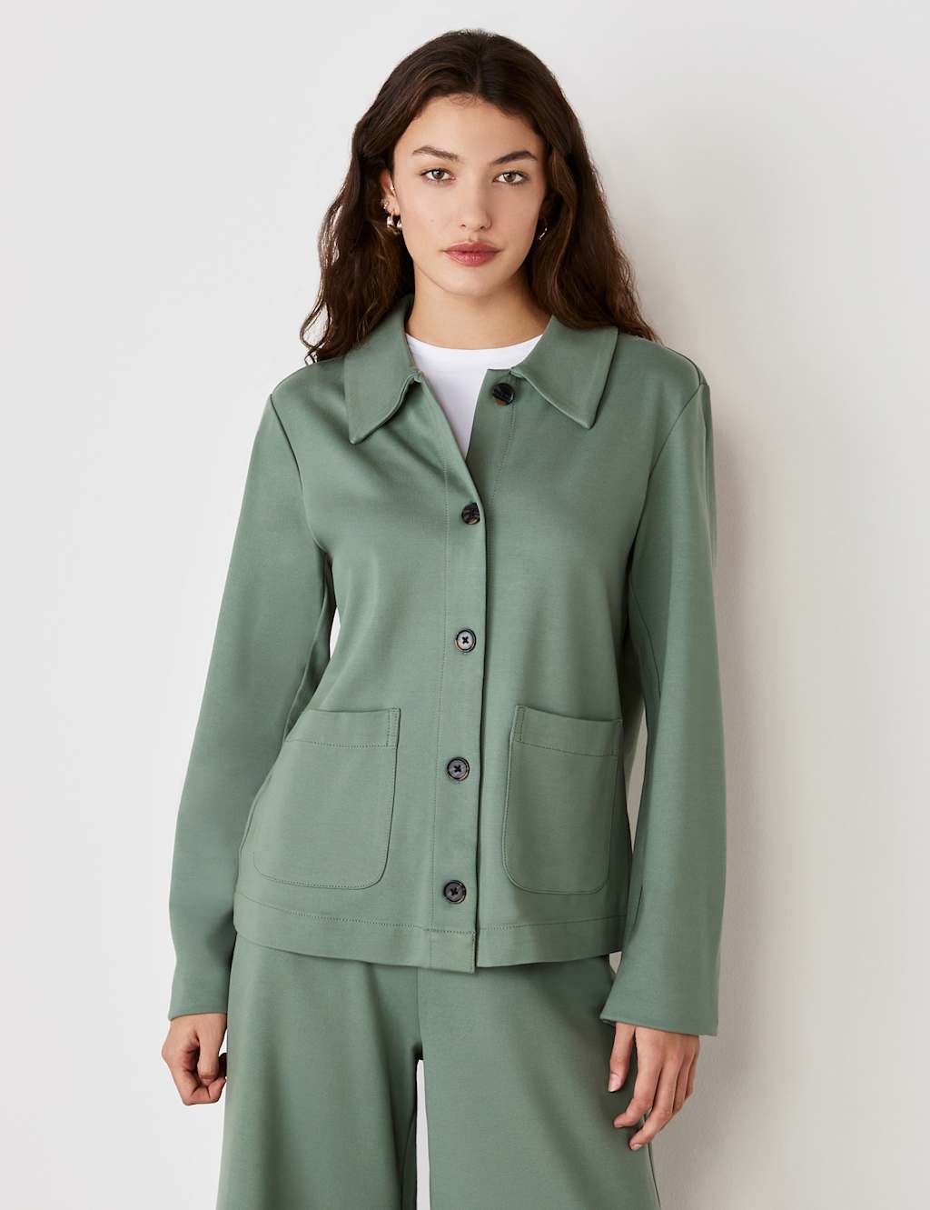 Jersey Collared Jacket