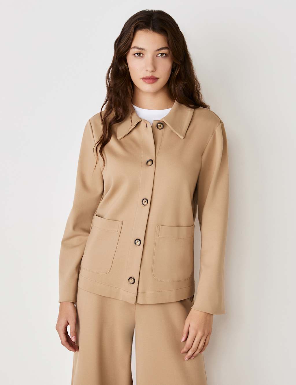 Jersey Collared Jacket
