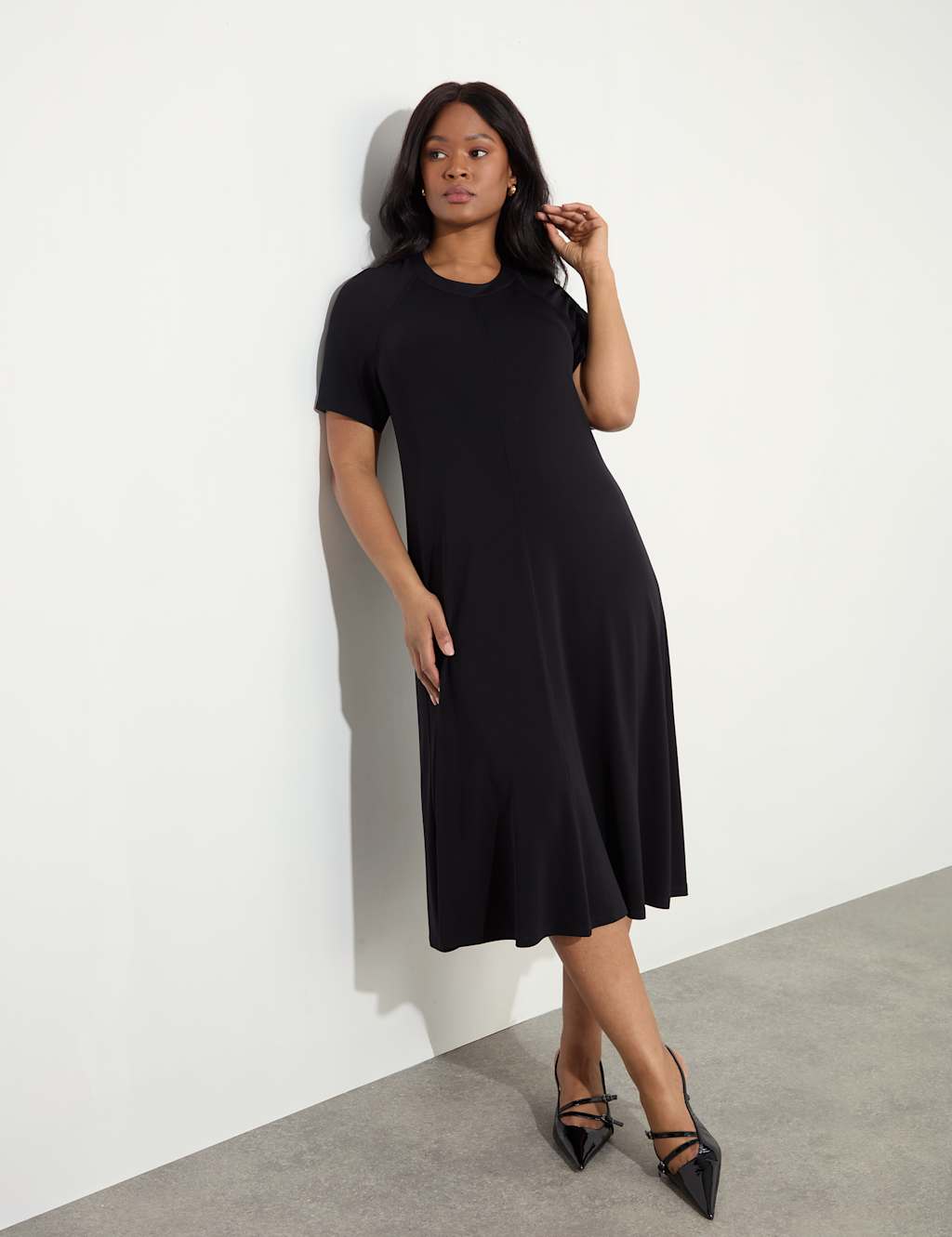 Jersey Midi T-Shirt Dress
