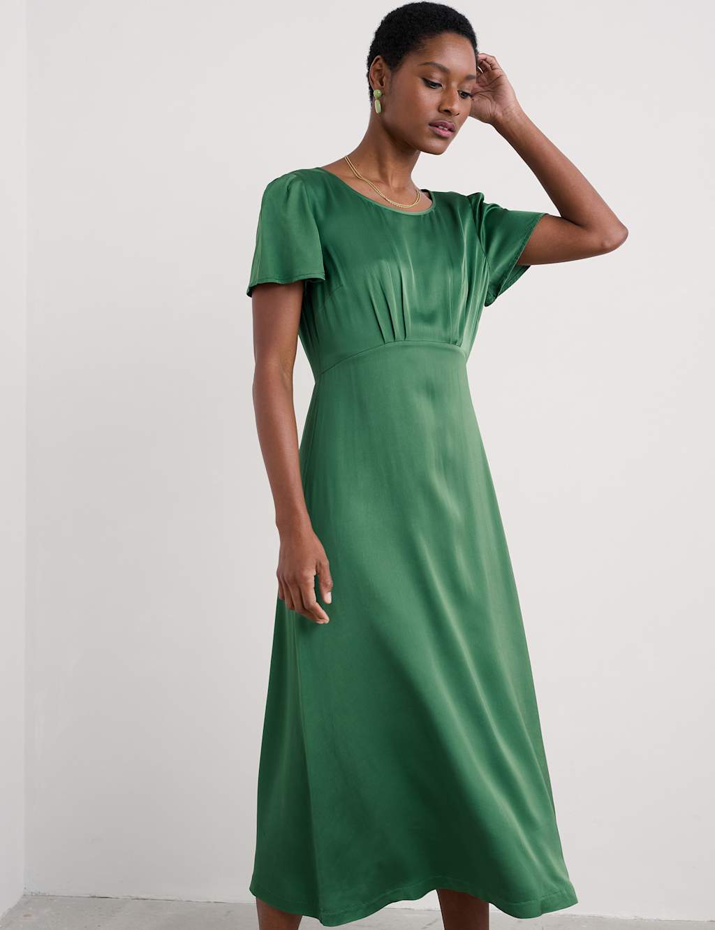 Midi Waisted Dress