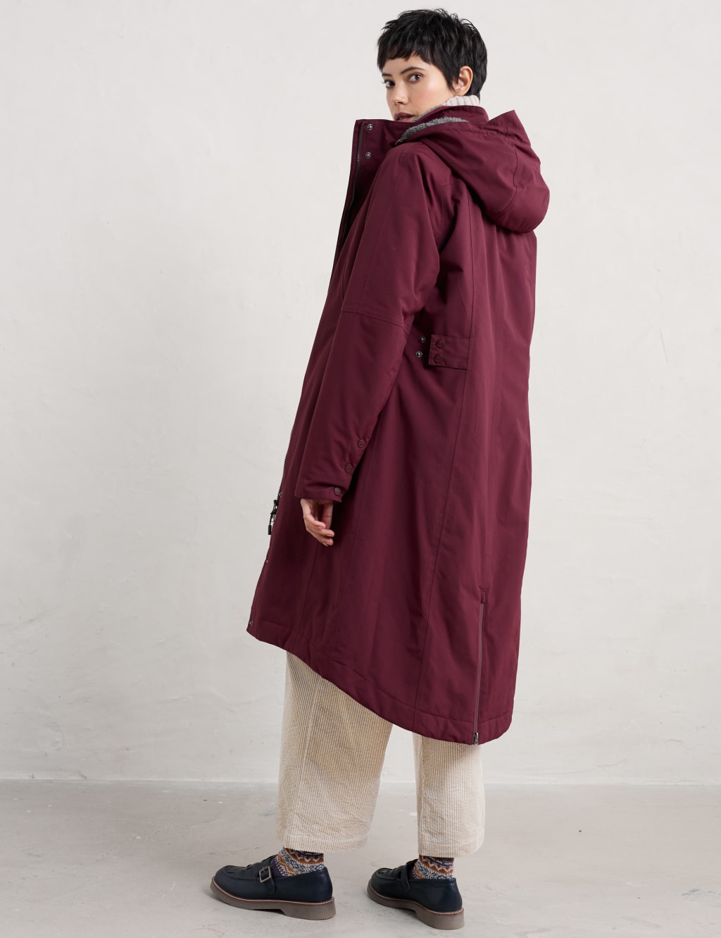 Waterproof Hooded Longline Parka