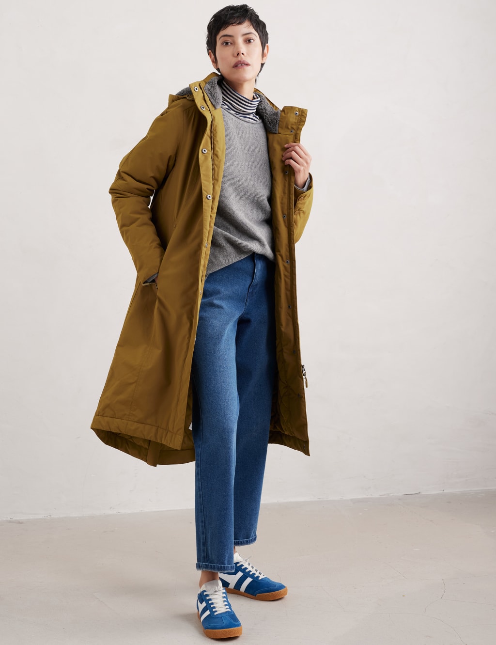 Waterproof Hooded Longline Parka
