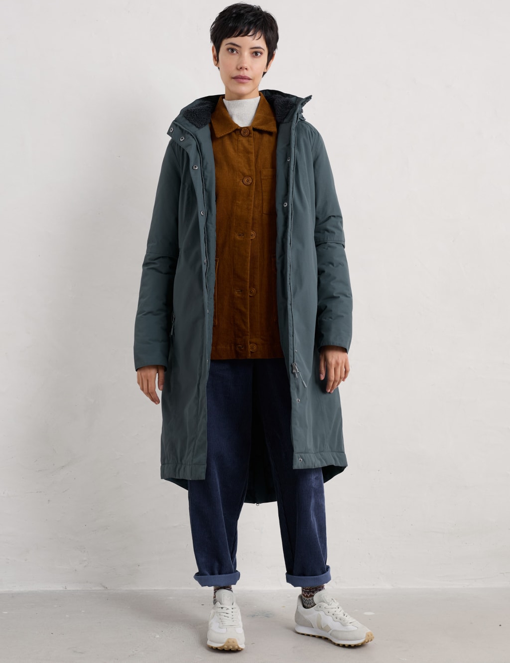 Waterproof Hooded Longline Parka