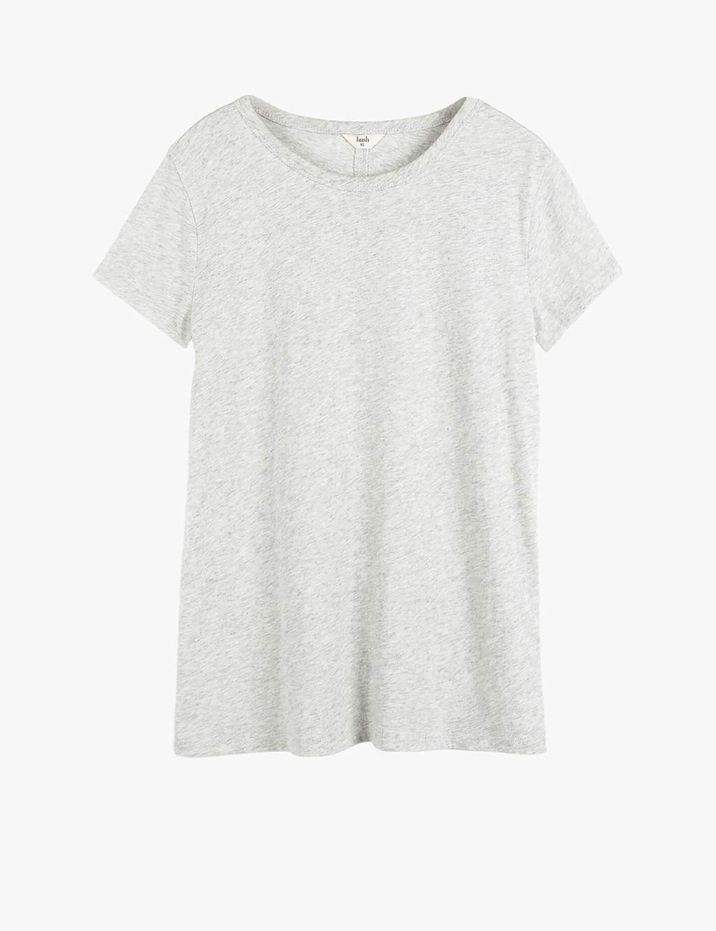 HUSH Pure Cotton Slim Fit T-Shirt Grey Marl