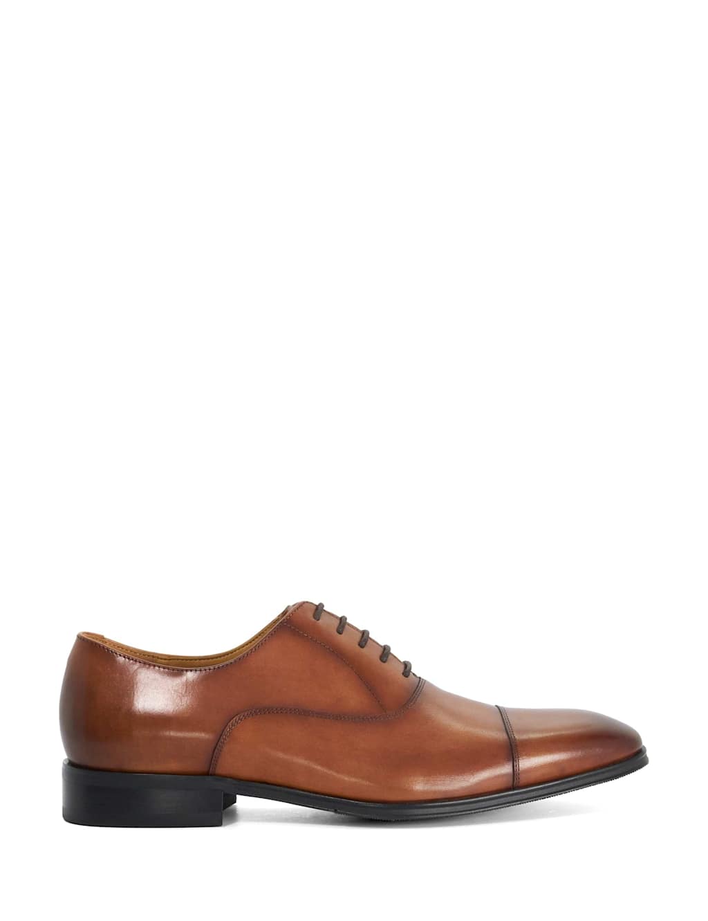 Dune London Men's Leather Oxford Shoes - 10 - Light Brown - Available at M&S