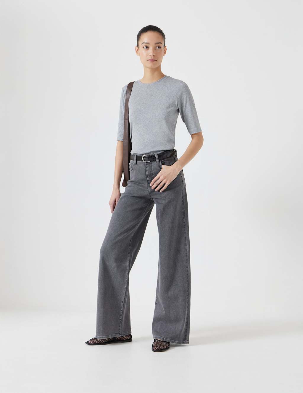 High Waisted Wide Leg Jeans