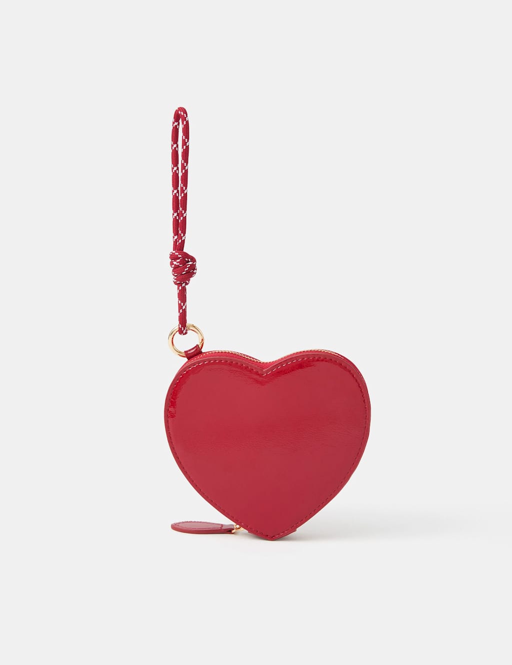 ACCESSORIZE Leather Heart Purse Red
