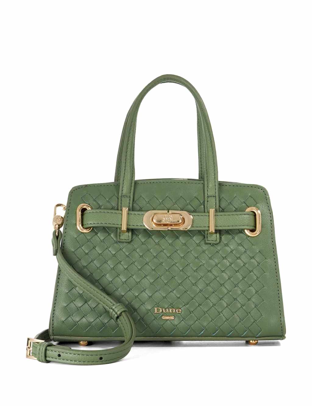 Dune London Women's Mini Belted Tote Bag - Green - Available at M&S