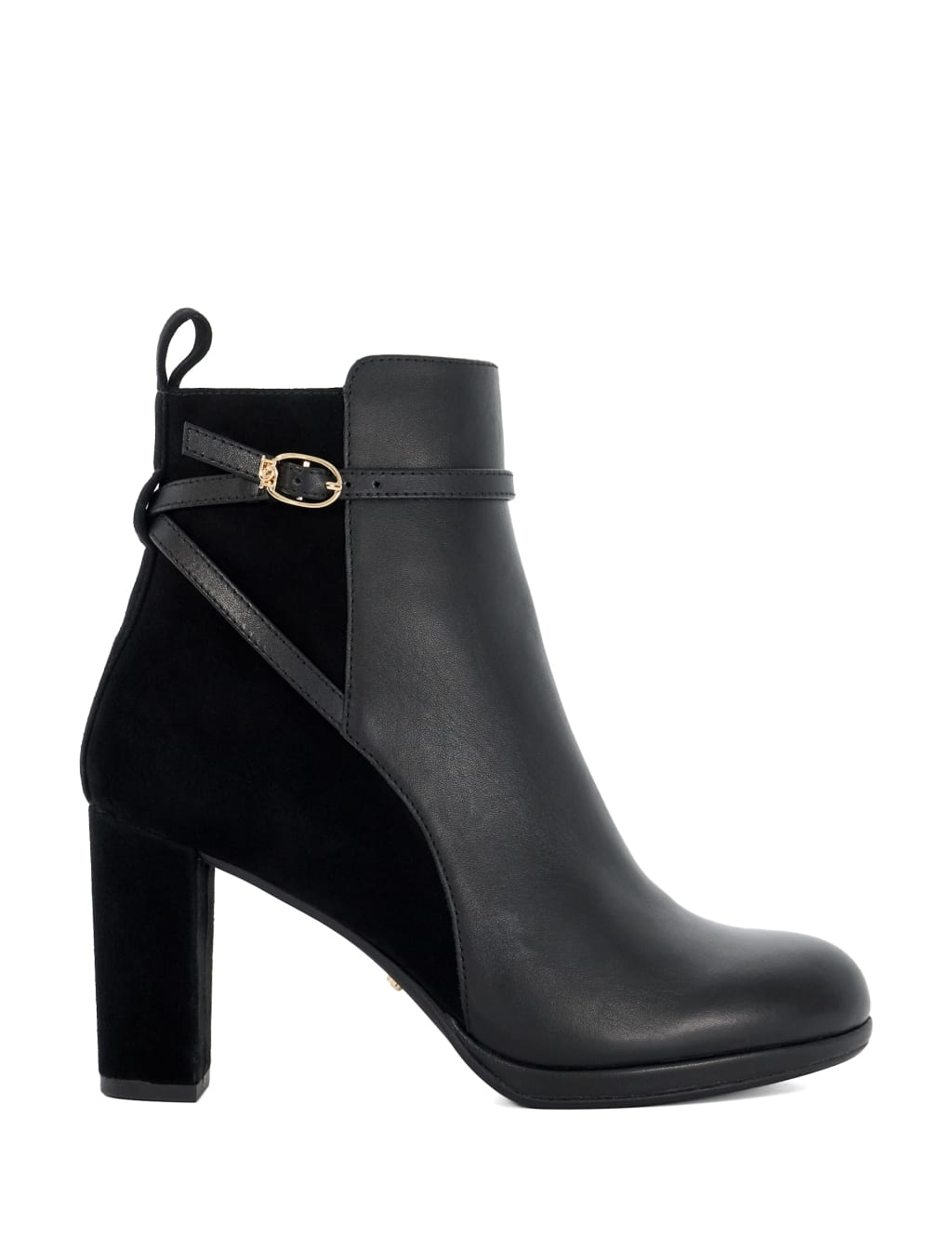 Leather Platform Ankle Boots