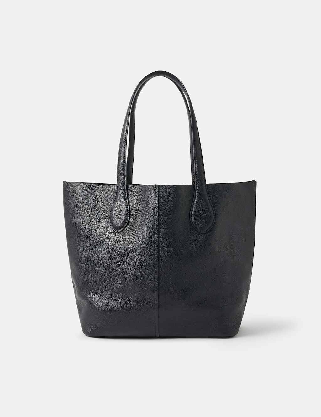 ACCESSORIZE Leather Tote Bag Black