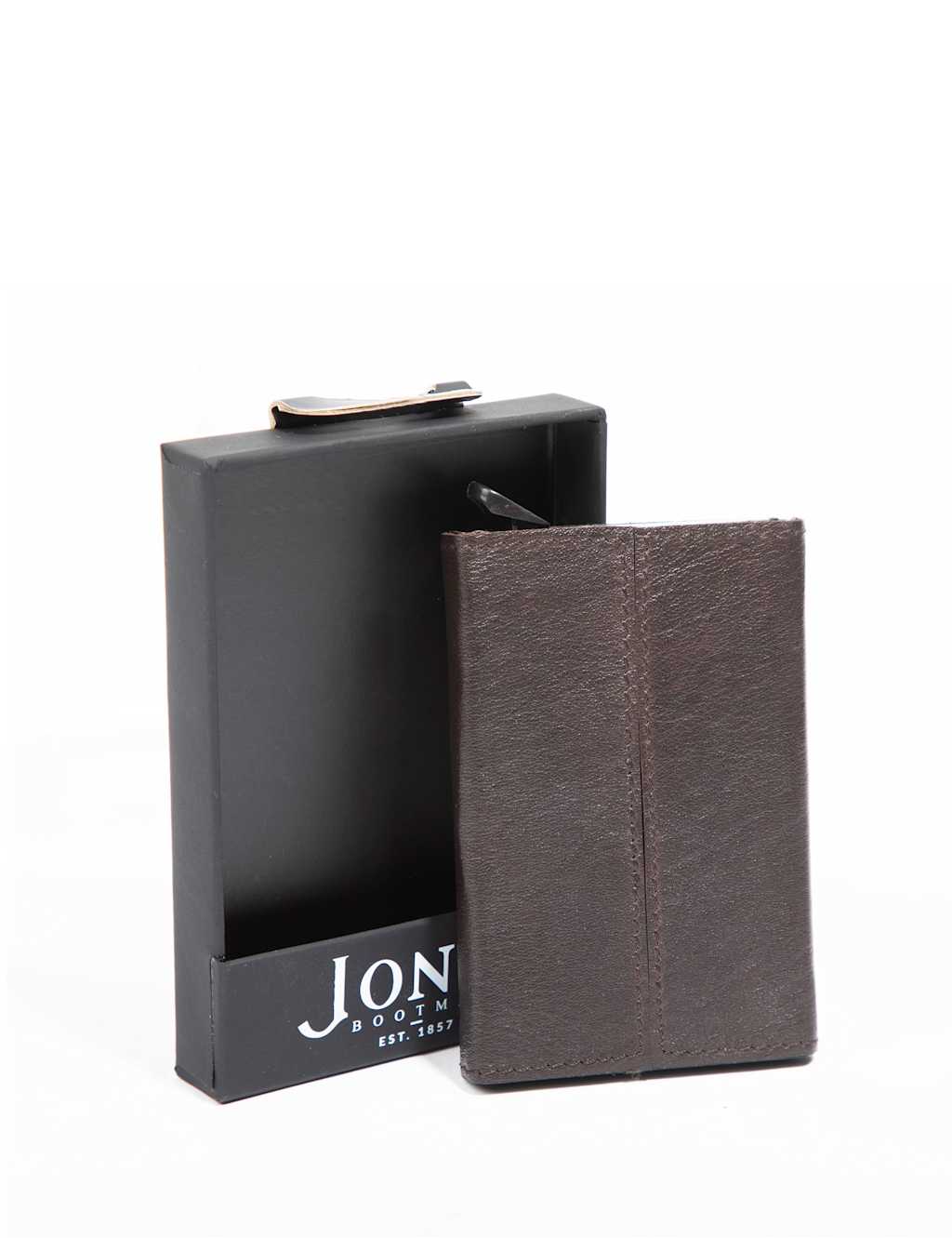 Jones Bootmaker Leather Card Holder Brown