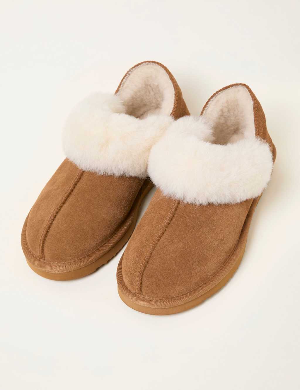 FatFace Slippers Brown Mix