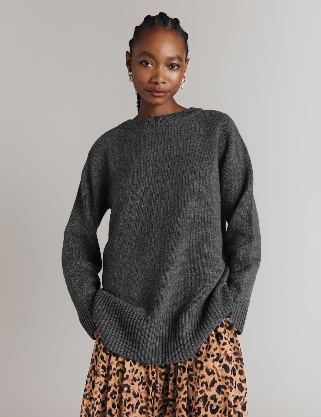 Wool Rich Textured Jumper