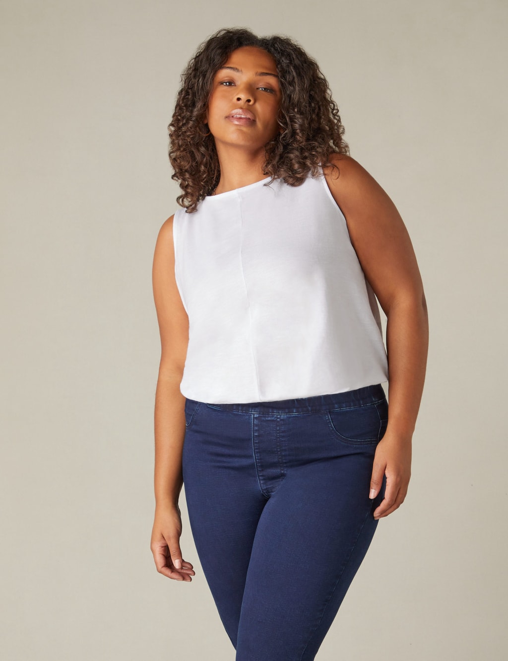 Pure Cotton Relaxed Vest