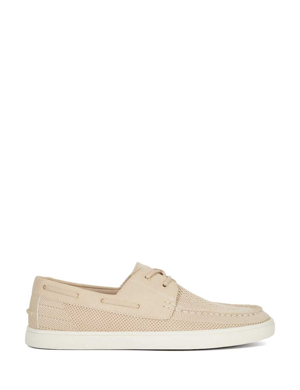 Dune London Men's Boat Shoes - 10 - Cream - Available at M&S