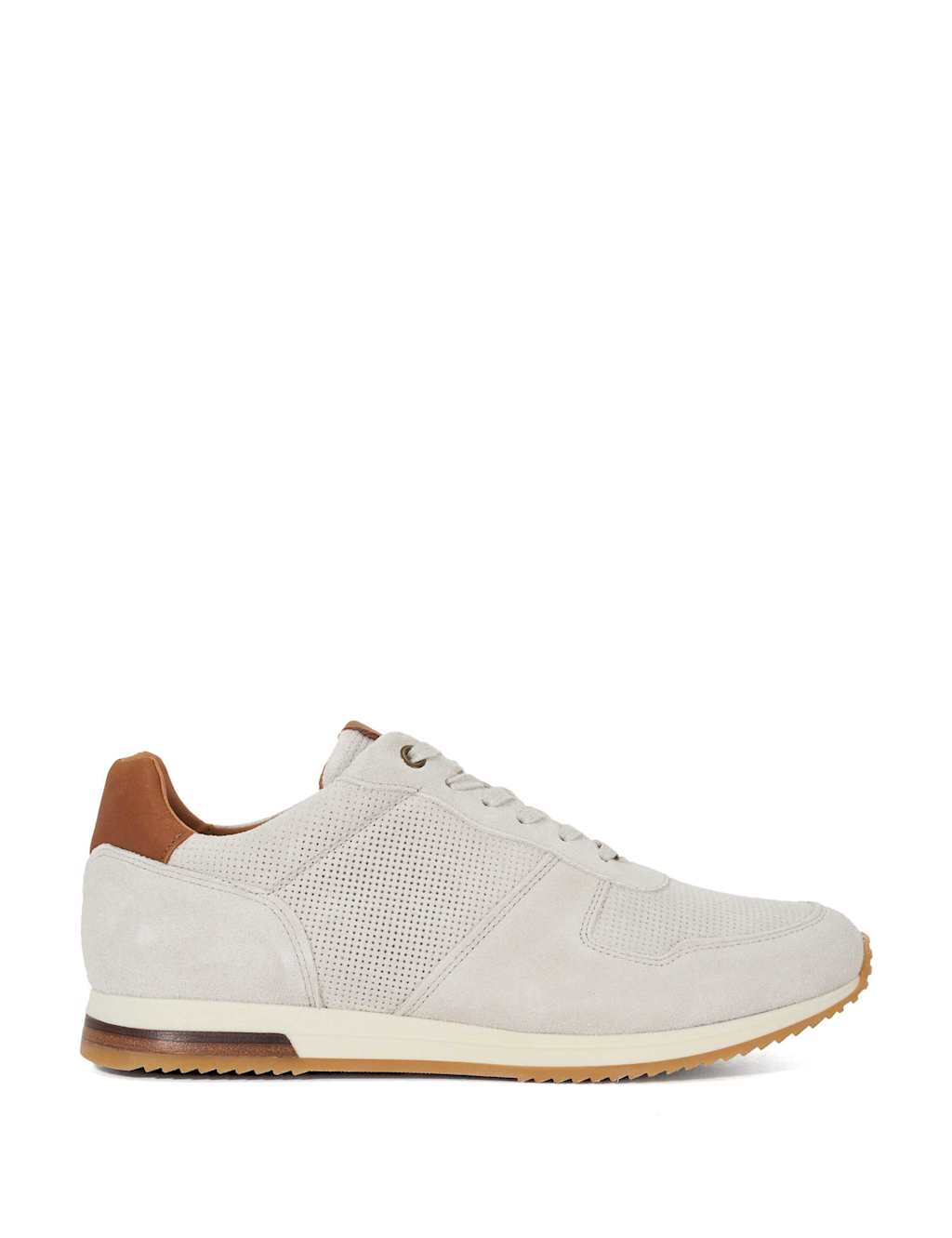 Wide Fit Suede Lace Up Trainers