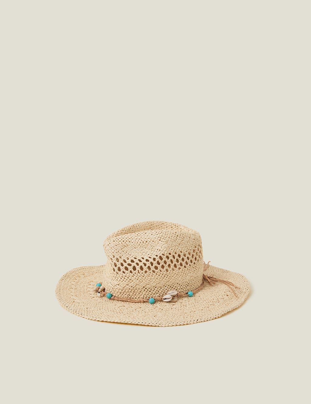 Straw Embellished Cowboy Hat