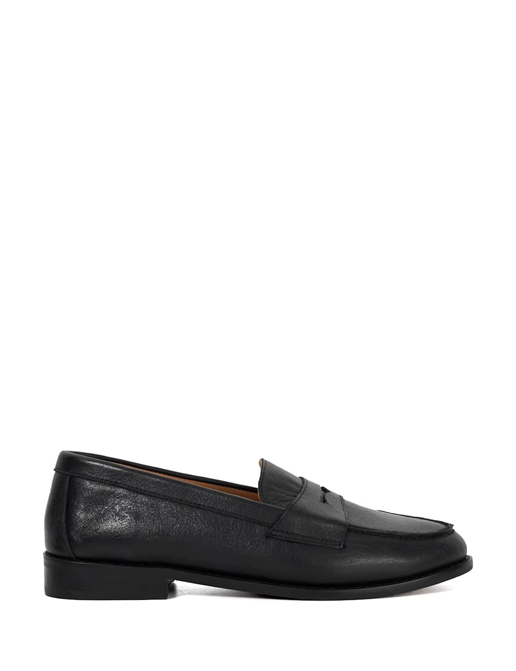 Wide Fit Leather Loafers