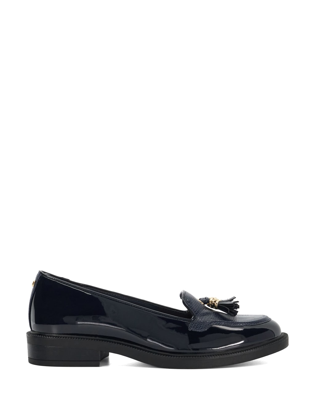 Tassel Slip On Block Heel Loafers