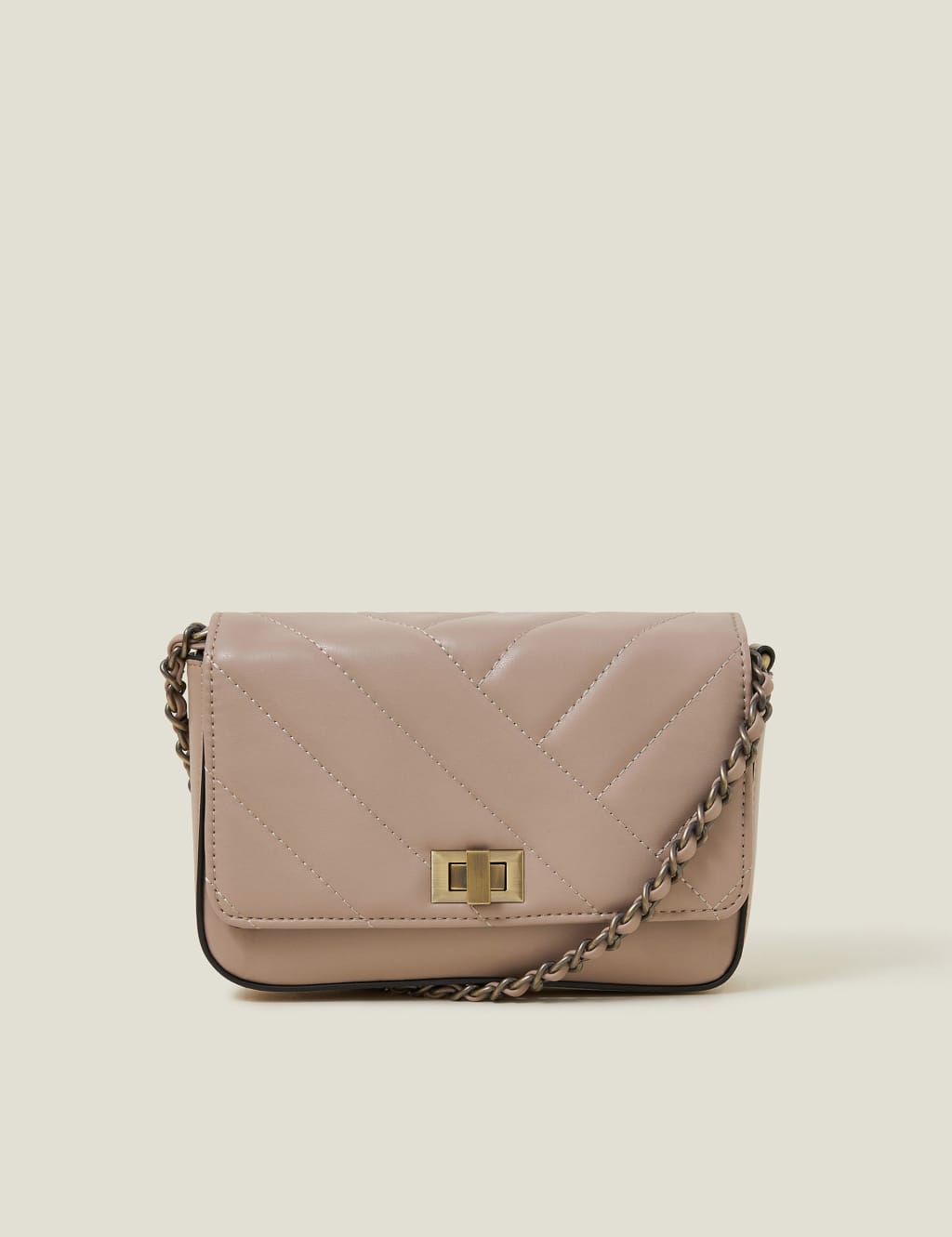 Faux Leather Cross Body Bag
