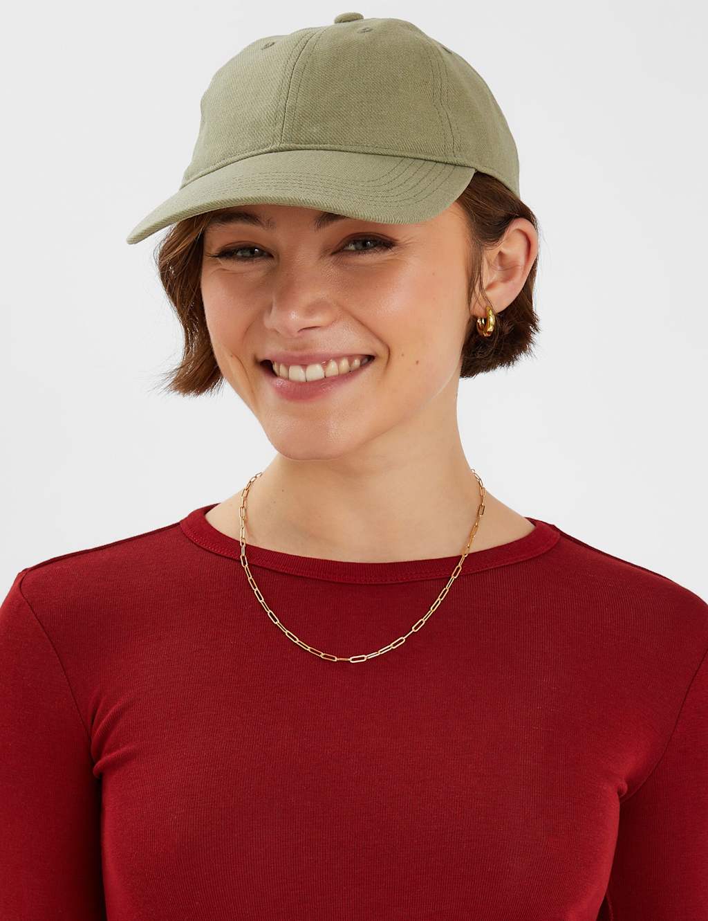 Baseball Cap with Linen