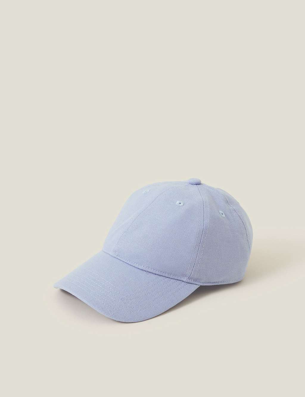 Twill Baseball Cap with Linen