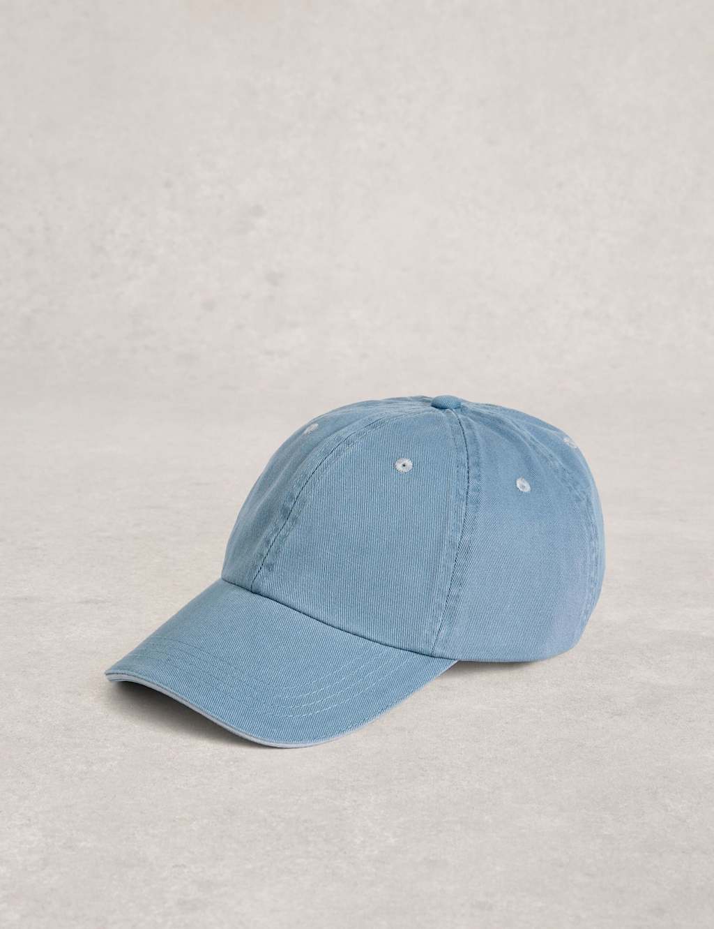 White Stuff Women's Pure Cotton Baseball Cap - Blue - Available at M&S