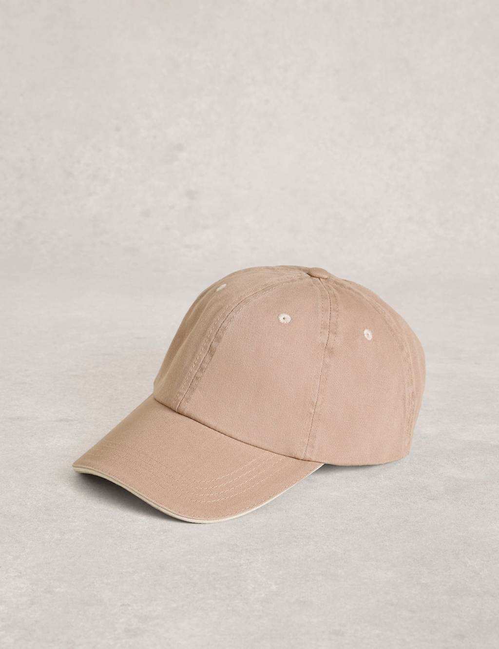 White Stuff Women's Pure Cotton Baseball Cap - Natural - Available at M&S