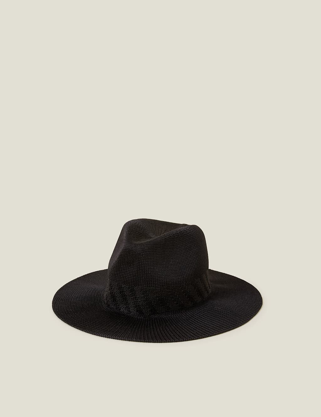 Packable Wide Brim Fedora Hat