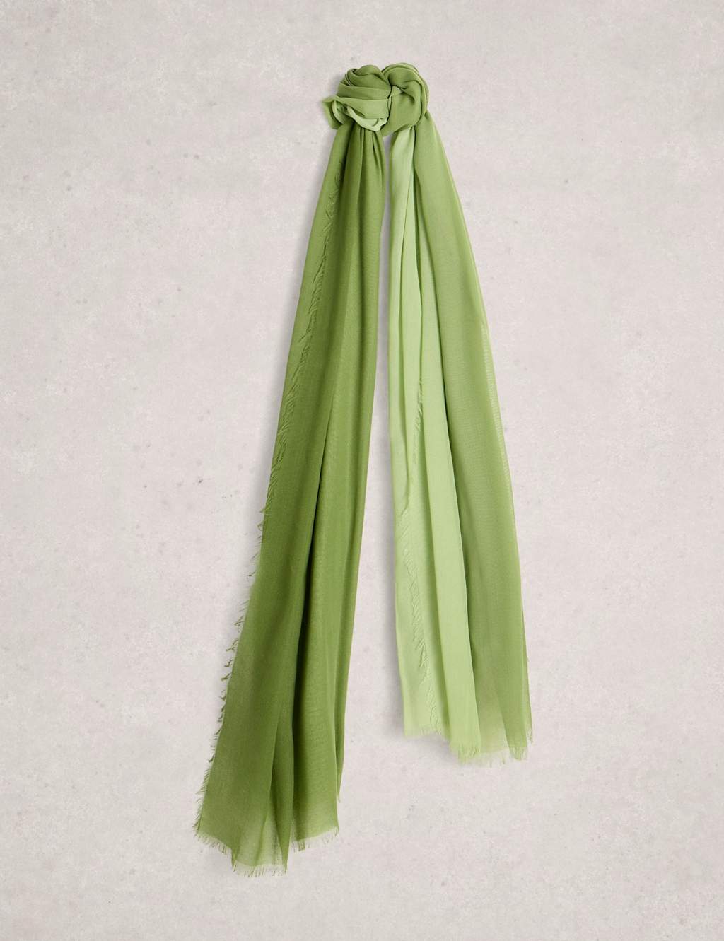 White Stuff Women's Oversized Tassel Scarf - Green - Available at M&S