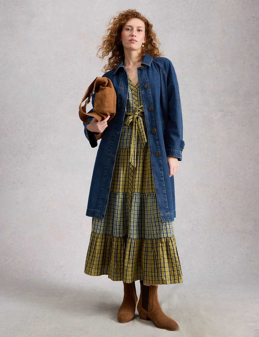 White Stuff Women's Denim Coat - 20 - Blue Denim - Available at M&S