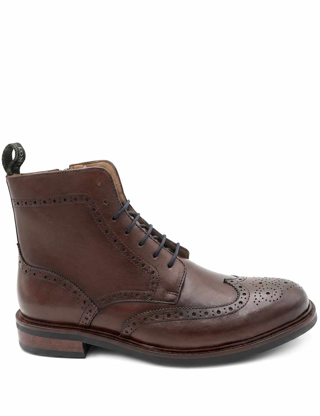 Jones Bootmaker Men's Leather Brogue Boots - 10 - Brown - Available at M&S
