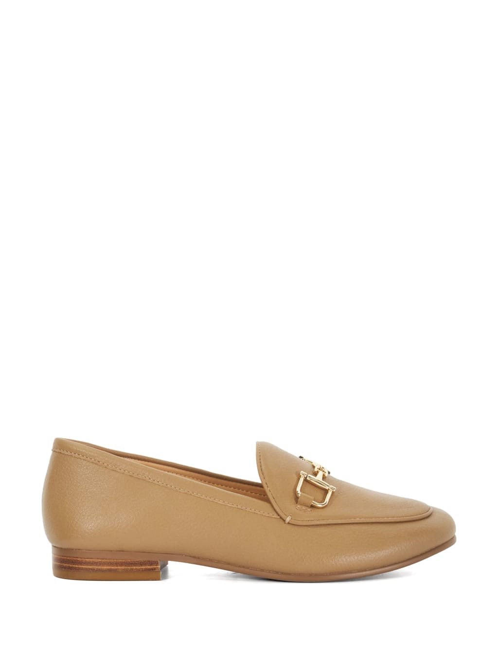 Leather Slip On Flat Loafers