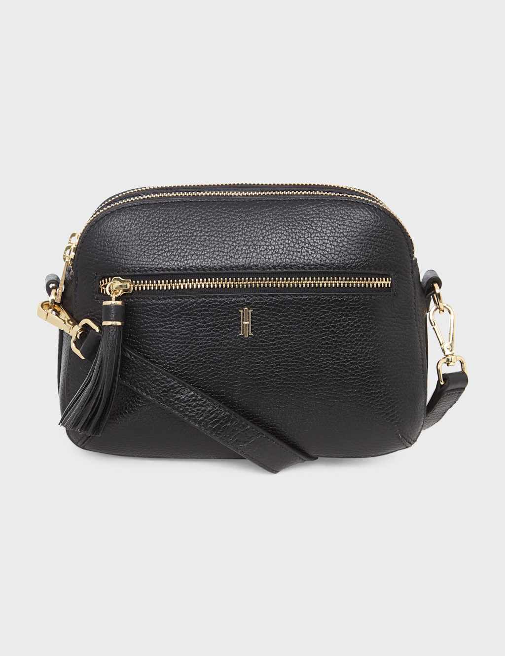 Hobbs Women's Leather Cross Body Bag - Black - Available at M&S