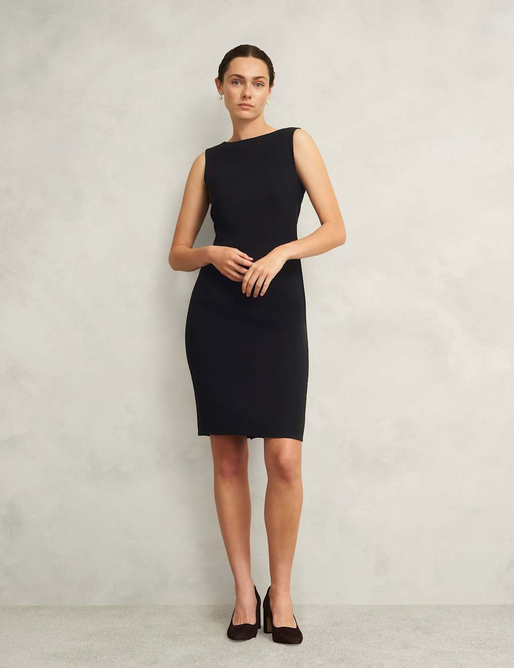 Hobbs Women's Mini Shift Dress - 14 - Black - Available at M&S