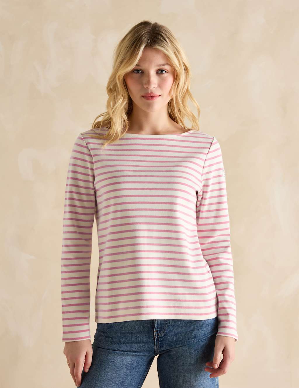 Pure Cotton Striped Relaxed Top