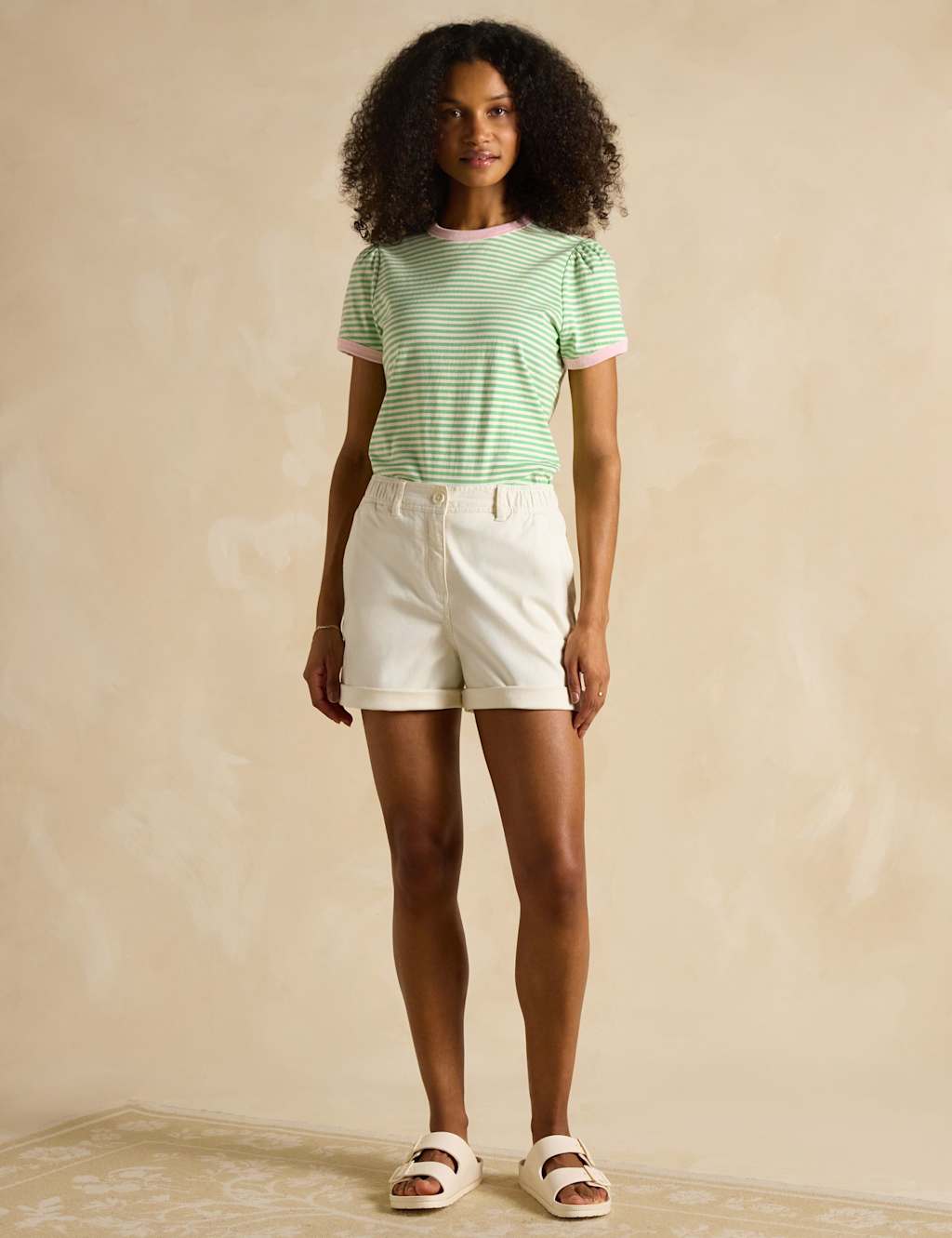 Pure Cotton Striped T-Shirt