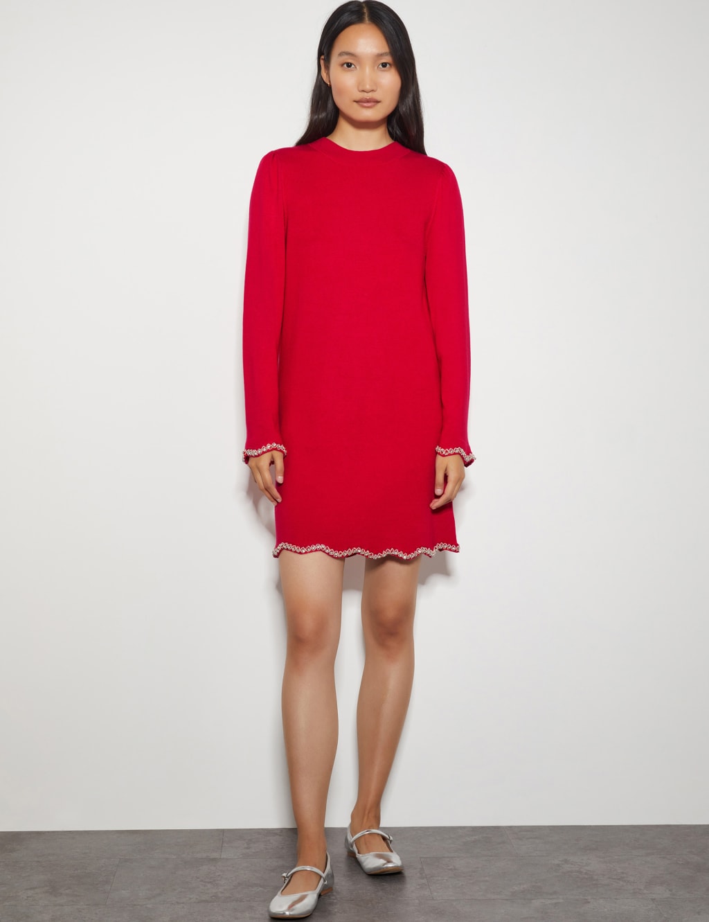 Knitted Mini Jumper Dress