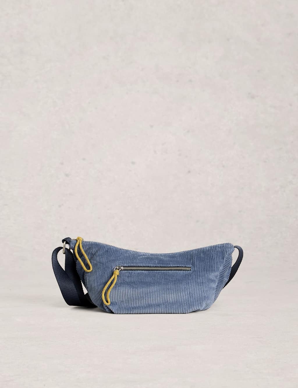 White Stuff Women's Cotton Corduroy Sling Cross Body Bag - Blue - Available at M&S