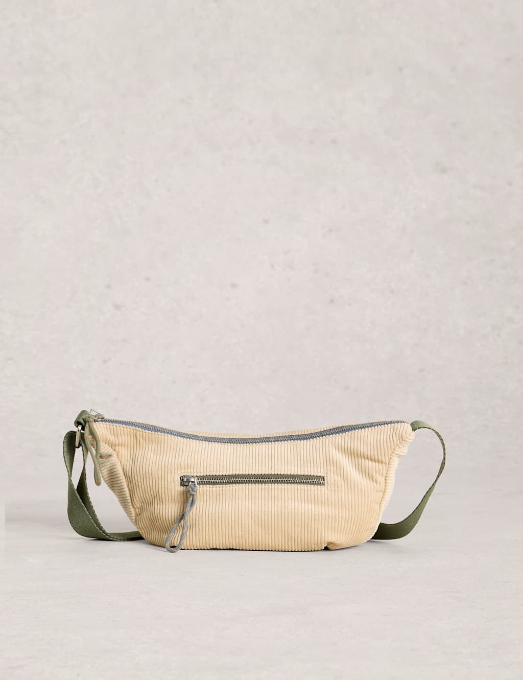 White Stuff Women's Cotton Corduroy Sling Cross Body Bag - Natural - Available at M&S