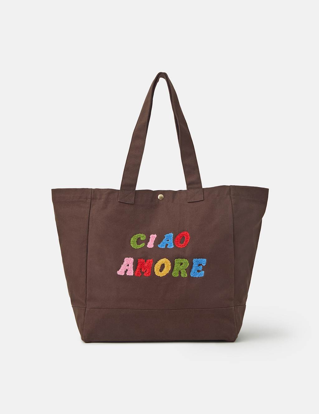 Accessorize Women's Ciao Amore Tote Bag - Chocolate - Available at M&S
