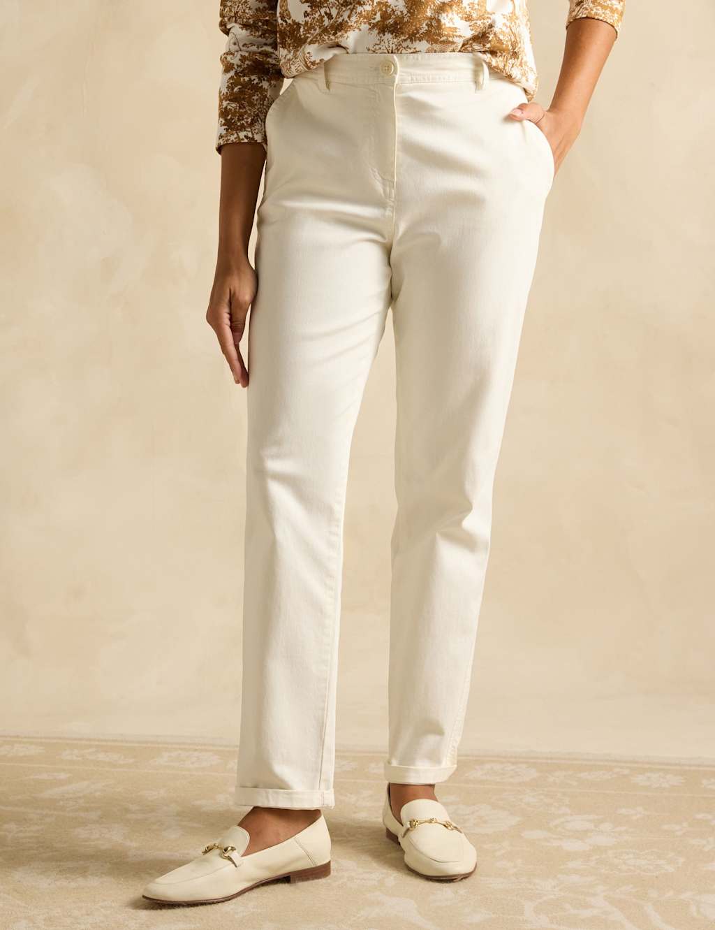 Cotton Rich Slim Fit Chinos