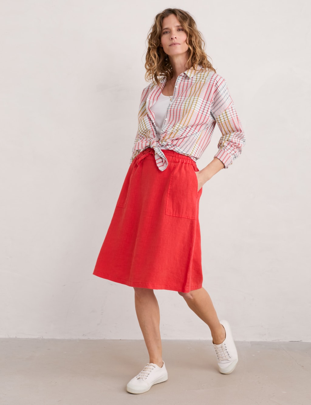 Linen Skirts at M S