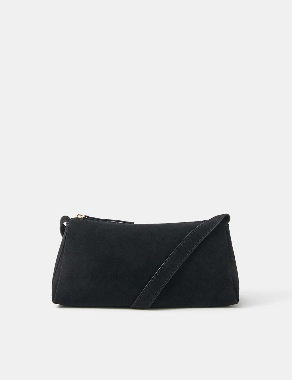 ACCESSORIZE Suede Cross Body Bag Black
