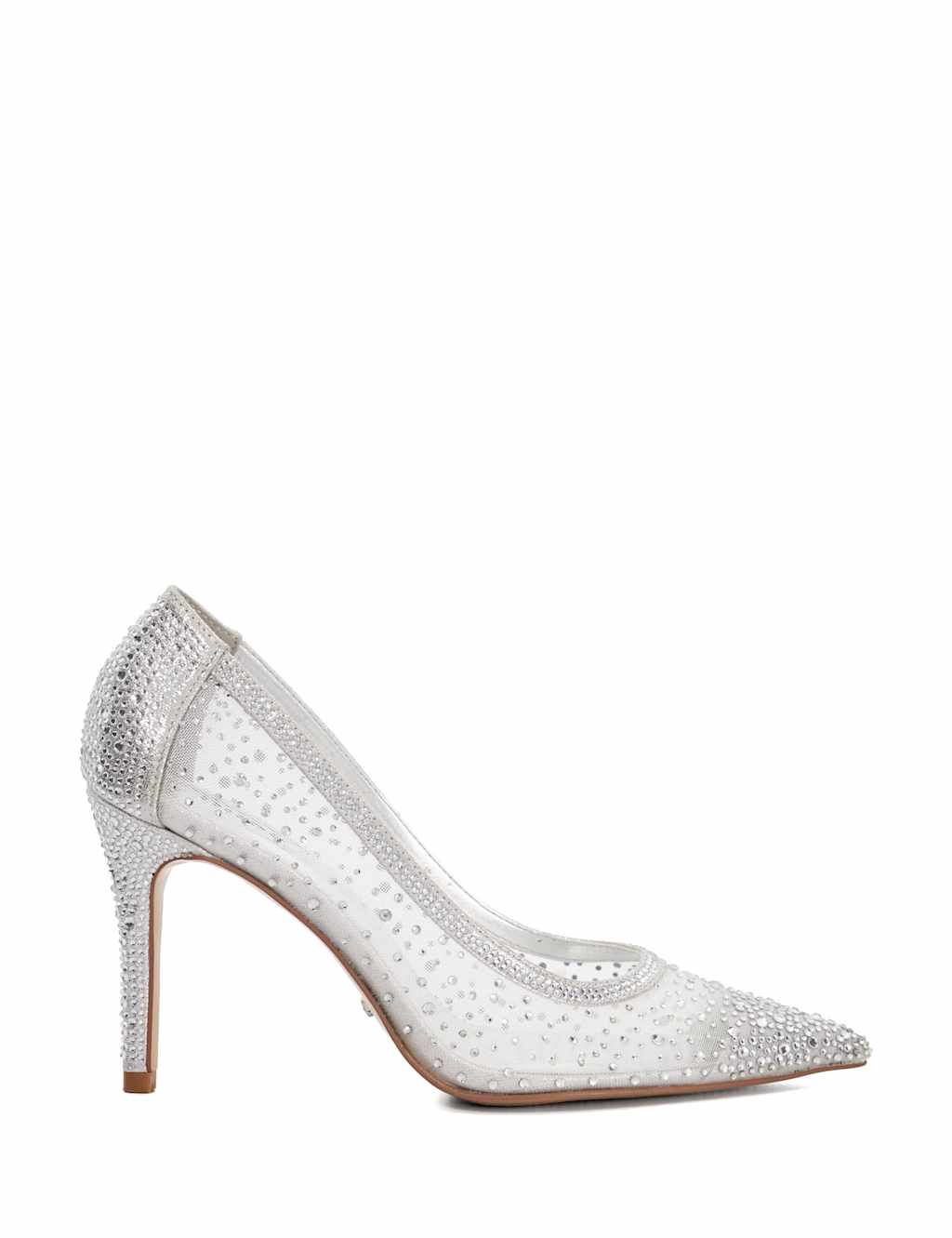 Sparkle Stiletto Heel Court Shoes
