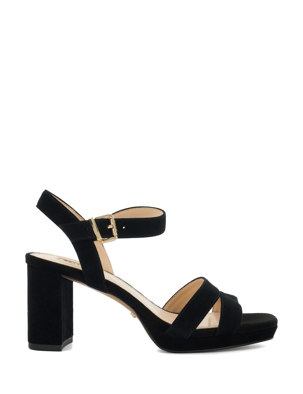 Leather Ankle Strap Platform Sandals
