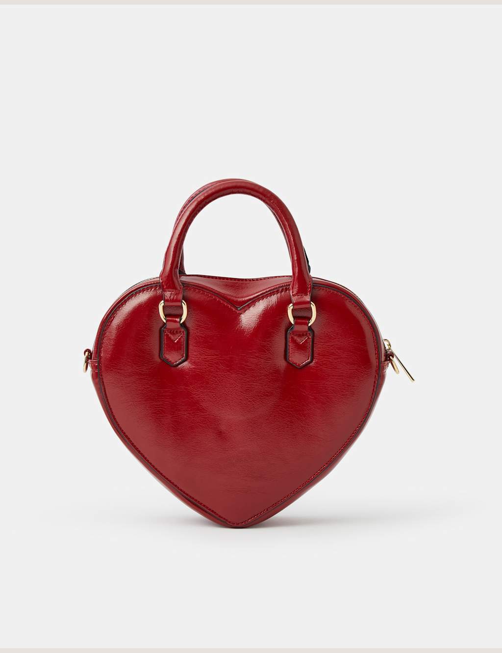 Accessorize Women's Faux Leather Cross Body Bag - Red - Available at M&S