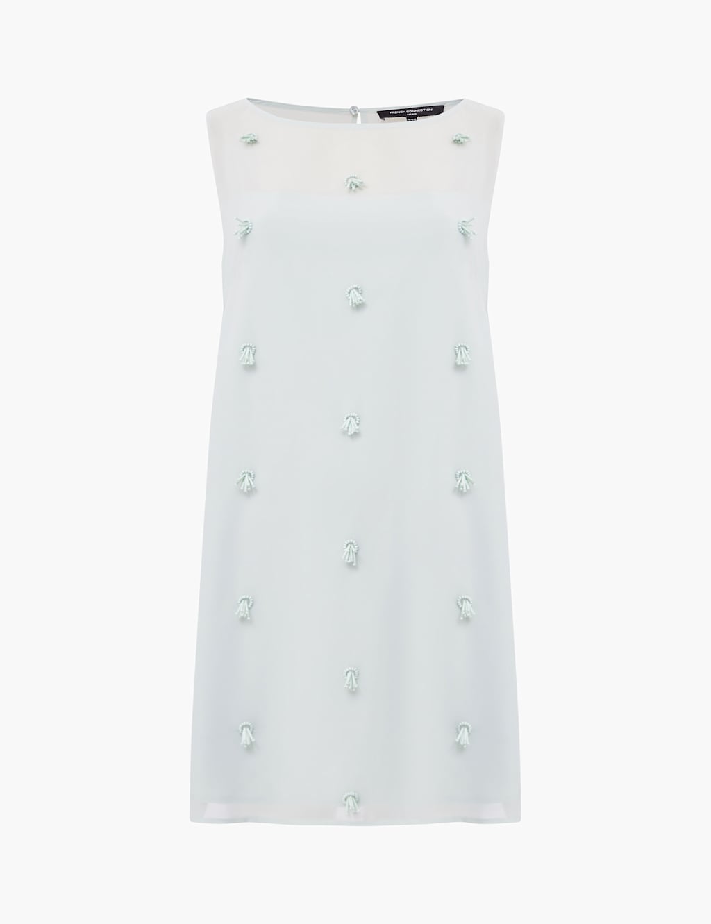 Beaded Embellished Mini Shift Dress